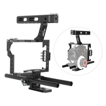

Viltrox VX-11 Aluminum Alloy Video Cage Kit Stabilizer Movie Making System for Sony ILDC Mirrorless Camera Camcorder