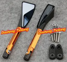 CNC Aluminum L&R Rear Side Mirrors For Kawasaki 1999-2003 ZX9R 2001-2003 ZX6R, Motorcycle Parts & Accessories, Orange