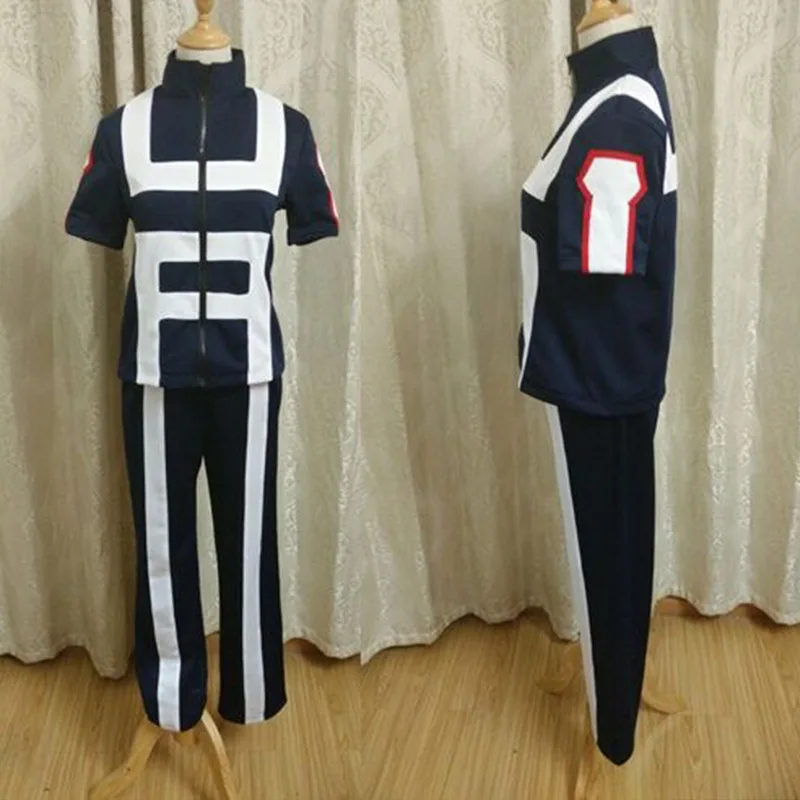 Мой Boku без Герой Косплэй костюм OCHACO URARAKA haku Bakugou Midoriya Иида спортивная форма для