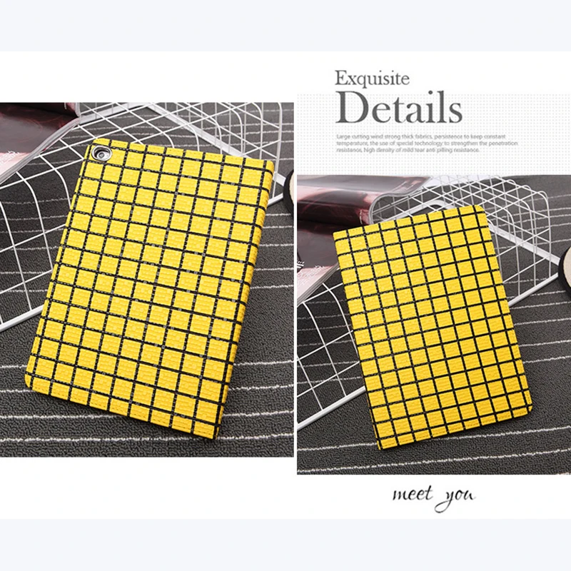 For Ipad 2018 Case Flip Holder Lattice Cover Auto Sleep Wake Up Screen Protector Protective For IPad Tablet Gadget A1893 A1954 For Ipad 2018 Case Flip Holder Lattice Cover Auto Sleep Wake Up Screen Protector Protective For IPad Tablet Gadget A1893 A1954