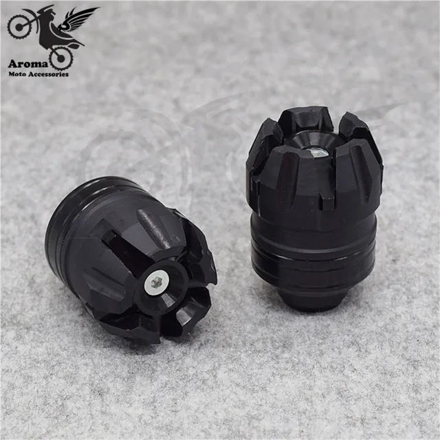 colorful scooter parts dirt pit bike accessories motocross wheel anticaida motorbike Crash Pad motorcycle frame sliders moto 2 black