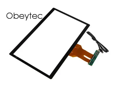 Obeytec 1" емкостная сенсорная панель, USB/iec порт, 10 касаний, P-CAP, 4:3, для ЖК-монитора