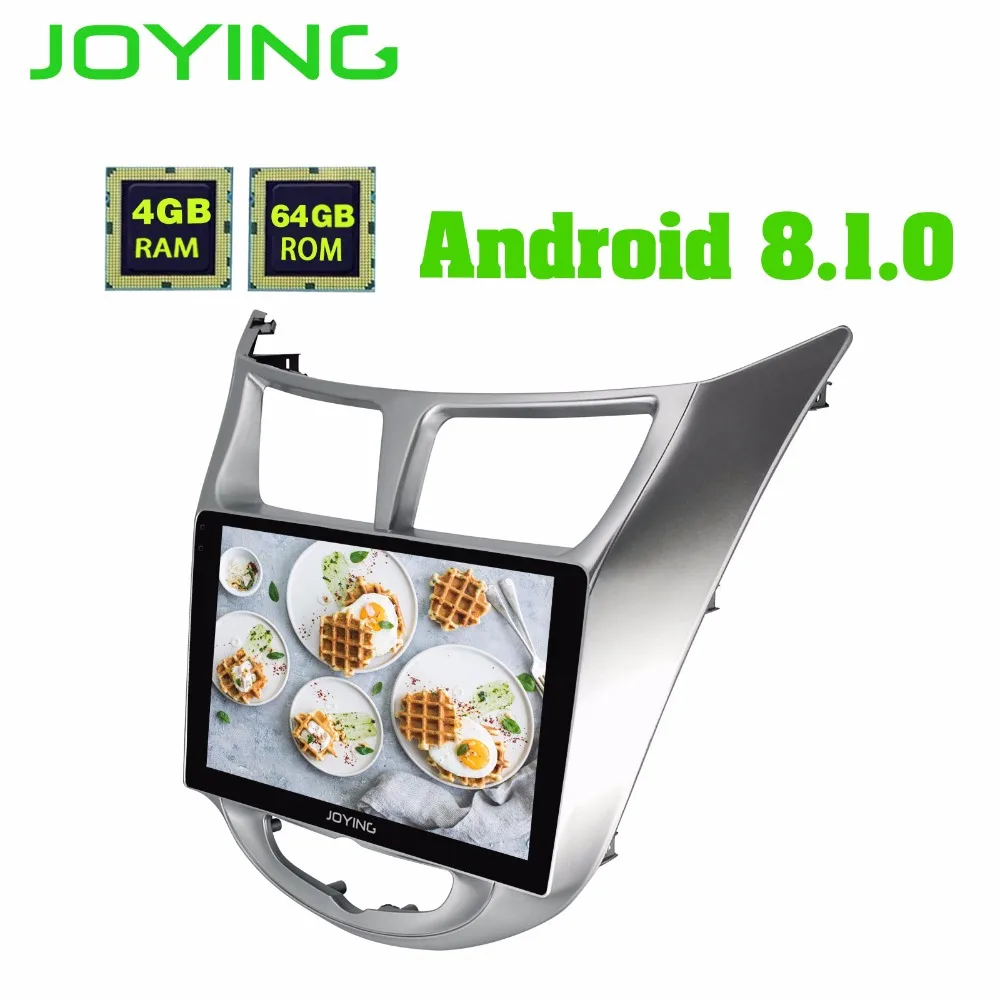 Clearance JOYING 10.1" 2 din Car radio for Hyundai Rena 2010-2015 octa 8core Android 8.1 car BT player gps navigation with 4G RAM 32G ROM 4