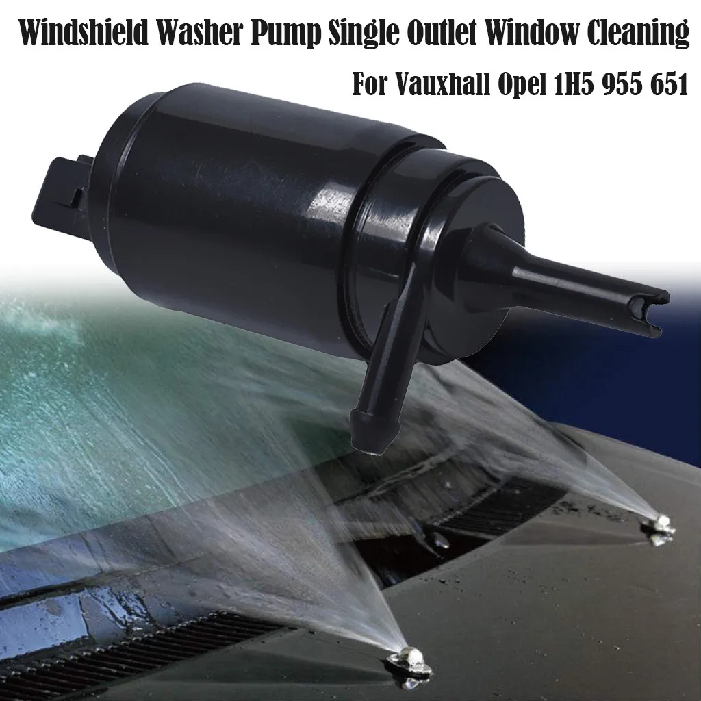 Windshield Sprayer Auto Vehicle Windshield Washer Nozzle Black Sprayer