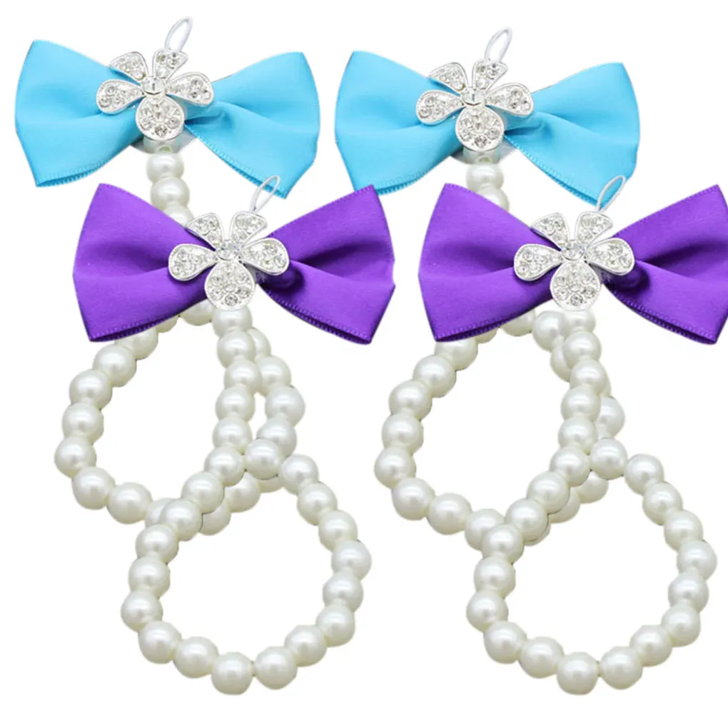 Детское искусственное жемчужное надевается на голую ногу обувь младенческие