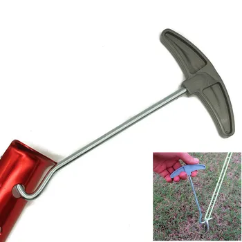 

ShineTrip 1PCS Camping Tent Peg Stakes Extractor Puller Nail Retractor Hook Wrecking Staple Remover Nail Puller Tent Accessories