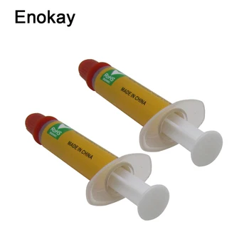 

Enokay 10PCS LOT Computer CPU VGA Card White Heaksink Compounds Thermal Paste