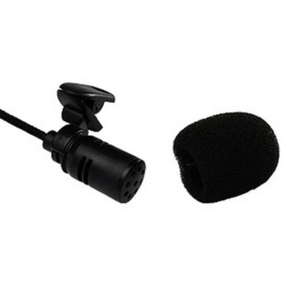 Портативный внешний 3,5 мм разъем клип-на лацкане петличный микрофон для телефона громкой связи проводной конденсаторный микрофон для обучения