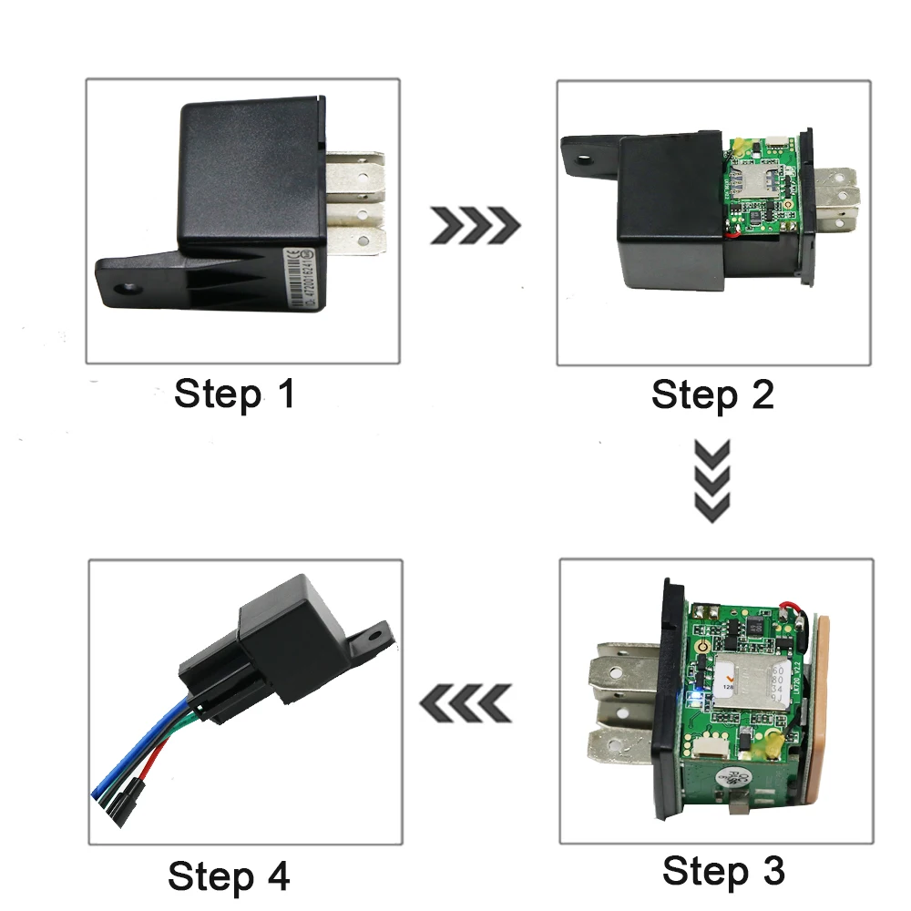 GPS rastreador coche relés GPS localizador coche alarma de choque GPS rastreador Auto Control remoto antirrobo Monitor rastreador Coche aceite de corte 2G