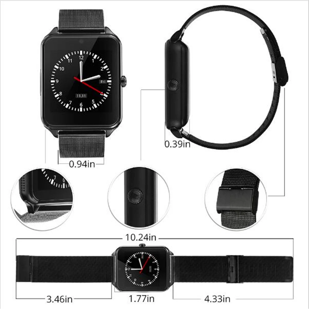 2021 Смарт часы GT08 Plus металлический ремешок Bluetooth наручные z60/Android Поддержка Sim TF