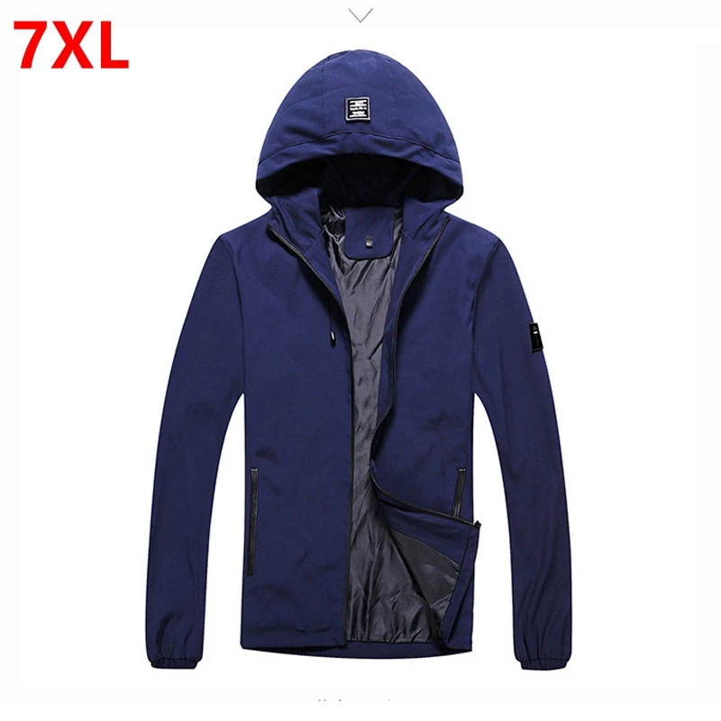 

2018 new spring plus size popular jacket big size coat jacket big man 7XL 6XL 5XL 4XL