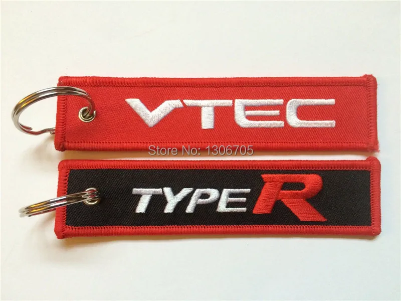 Вышитая ткань типа R VTEC FN2 Integra брелок