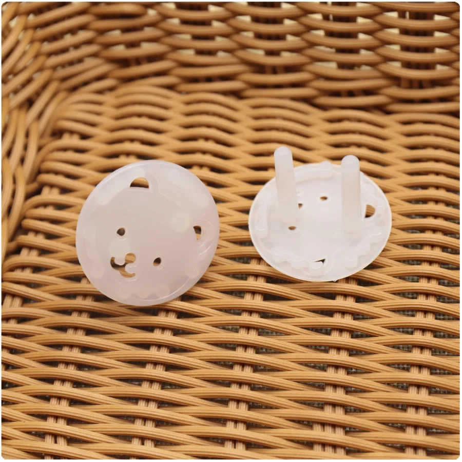 10 Pcs Child Safety Outlet Covers EU Power Socket Electrical Outlet Baby Kids Guard Protection Anti Electric Plugs Protector