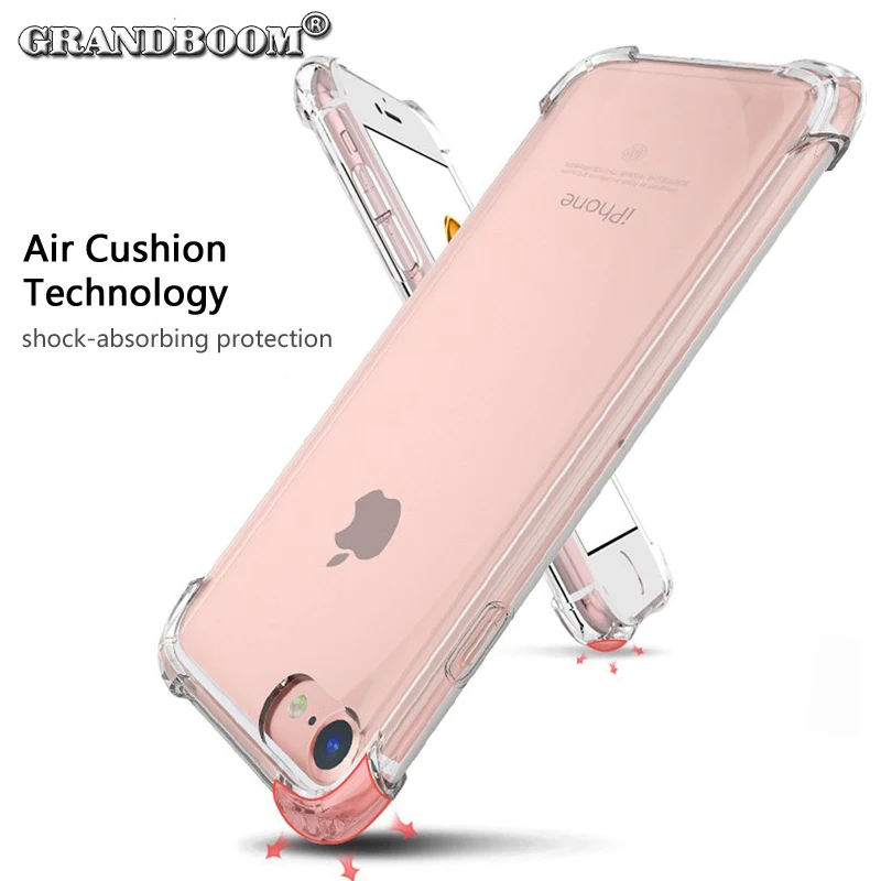 bilder für GRANDBOOM luftpolster Weiches TPU Drop Schutz abdeckung Fall Für iPhone 7 Plus 6 6 S 5 5 S SE Samsung S8 plus S7 kante Anmerkung 5 10 stücke bilder für GRANDBOOM luftpolster Weiches TPU Drop Schutz abdeckung Fall Für iPhone 7 Plus 6 6 S 5 5 S SE Samsung S8 plus S7 kante Anmerkung 5 10 stücke