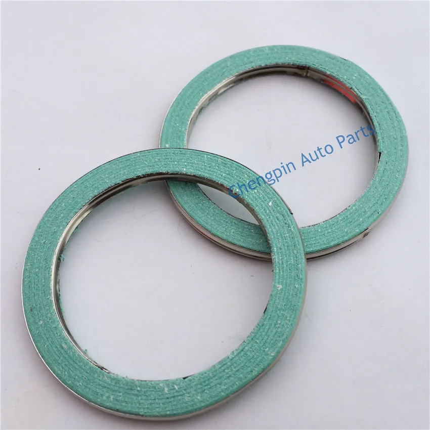 (2pcs/lot)EXHAUST PIPE FLANGE GASKET REAR OEM 90917 06078 For TOYOTA