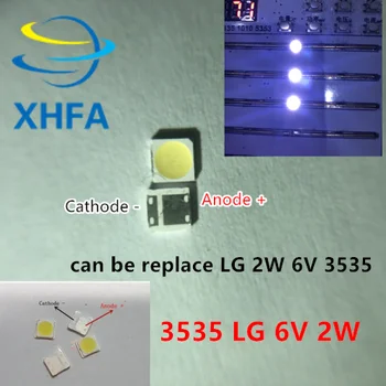 

200pcs For LG LED Backlight 2W 6V 3535 Cool white LCD Backlight for TV TV Application