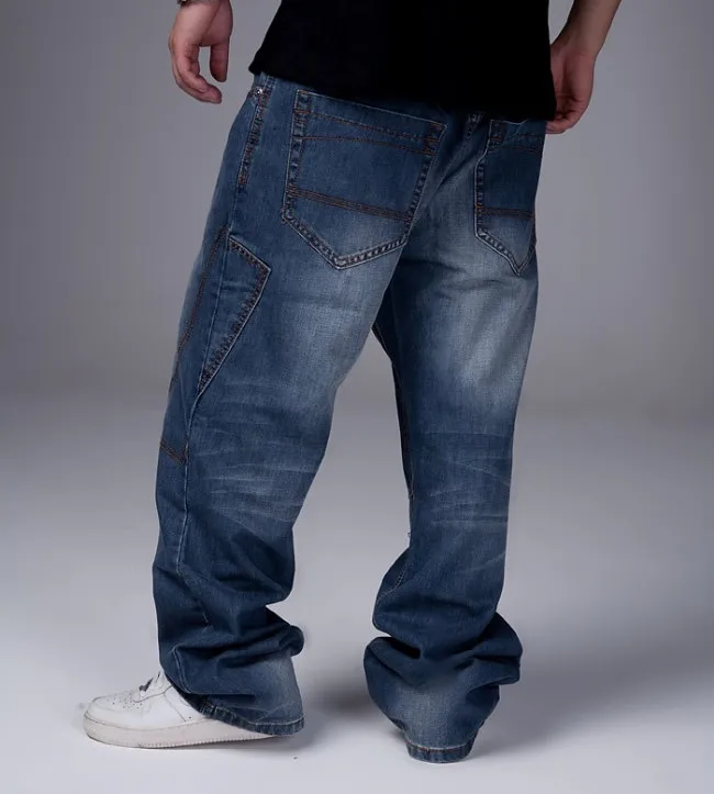 baggy blue jeans mens