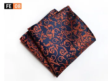

New Designer Men Unique Pocket Square 25x25cm Big Size Hanky for Wedding Party