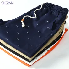 Модные хлопковые шорты Для мужчин Повседневное Пляжные шорты облегающие шорты Мягкие Летние Короткие Штаны Бермудские острова masculina однотонные штаны