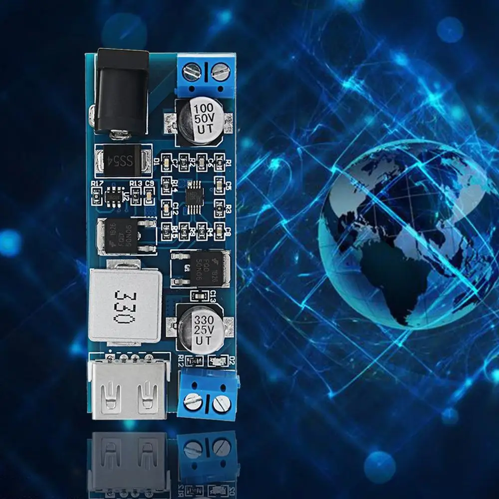 5 V Автомобильный трансформатор питания постоянного тока синий аппаратный высокотехнологичный модуль макетная плата изысканно разработанный прочный