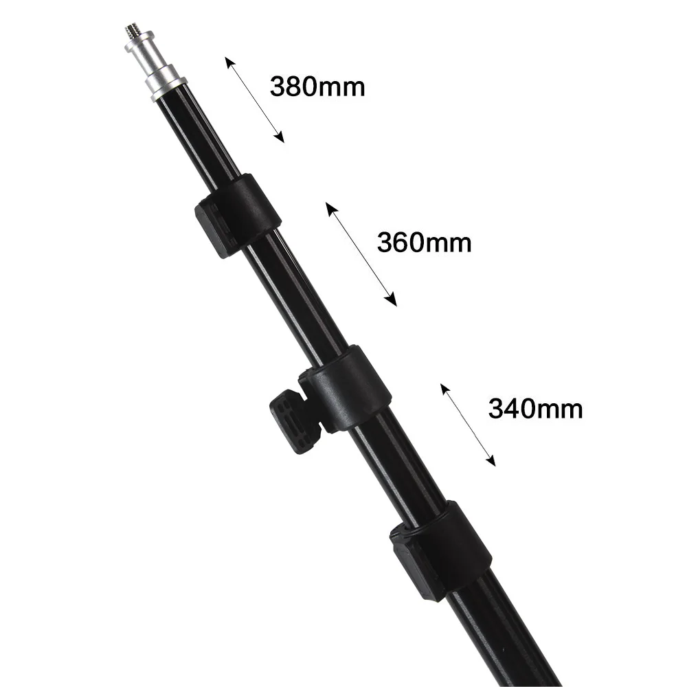  Cadiso LED Tripod Compact Strobe Light Stand Softbox For Shooting Studio Ring Photographic Lighting