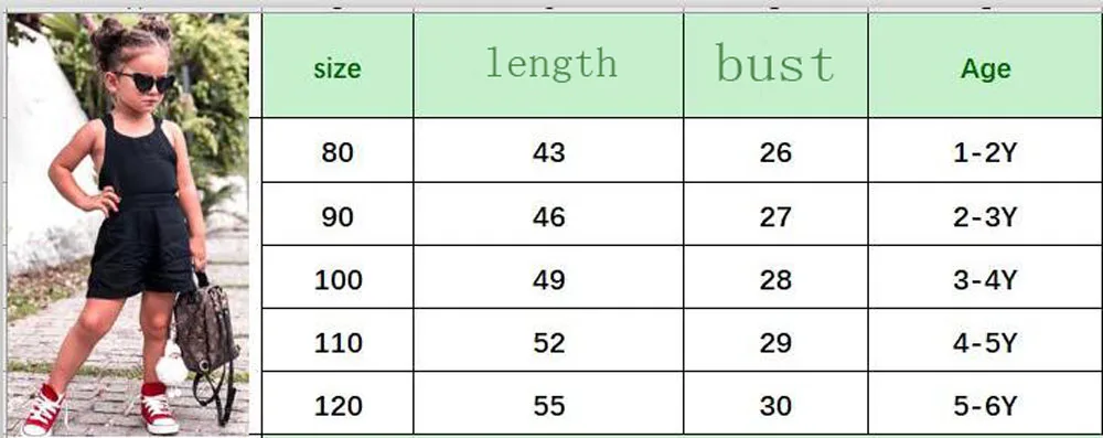 arrival Solid Sleeveless Backless Jumpsuit Romper For Toddler Girl