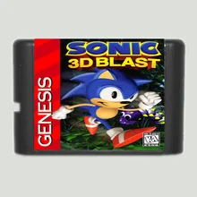 Звуковая 3D Blast 16 бит sega MD игровая карта для sega Mega Drive для Genesis