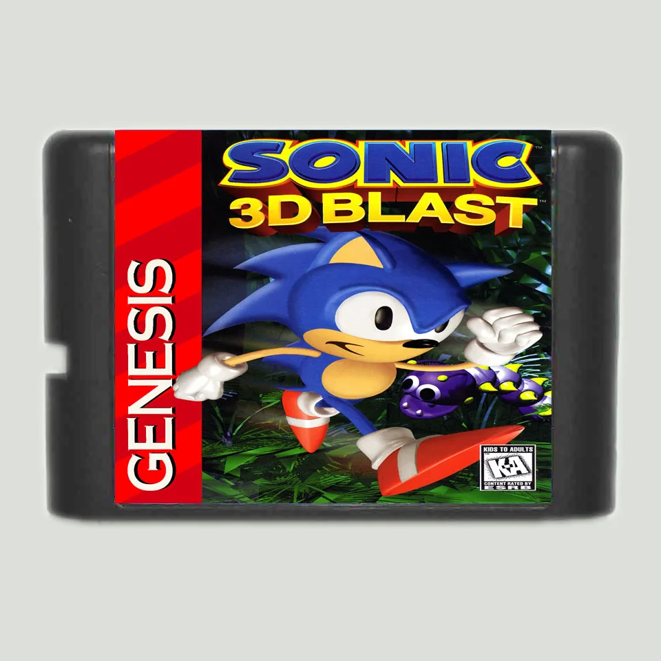 

Sonic 3D Blast 16 bit SEGA MD Game Card For Sega Mega Drive For Genesis