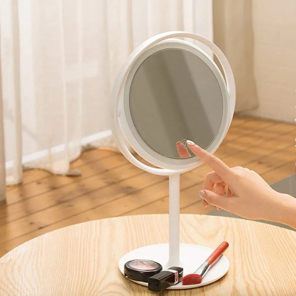 

Portable 360 Rotatable Makeup Mirror360 Degree Rotating Lamp Stepless Dimming Usb Charging Durable