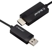 Высокое Кач. беспроводной адаптер дисплея для microsoft HDMI видео HD tv Stick Dongle приемник медиа стример для компьютера ноутбука телефона