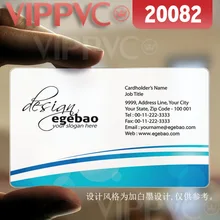 20082 фольги штампованные визитные карточки-матовые лица прозрачная карта тонкий 0,36 мм