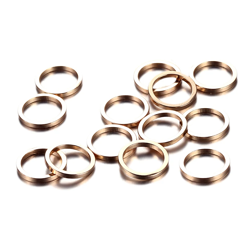 20 шт 11x14 мм простые круглые подвески золотого и серебряного цвета, круглые подвески для изготовления ожерелья своими руками, аксессуары для изготовления ювелирных изделий