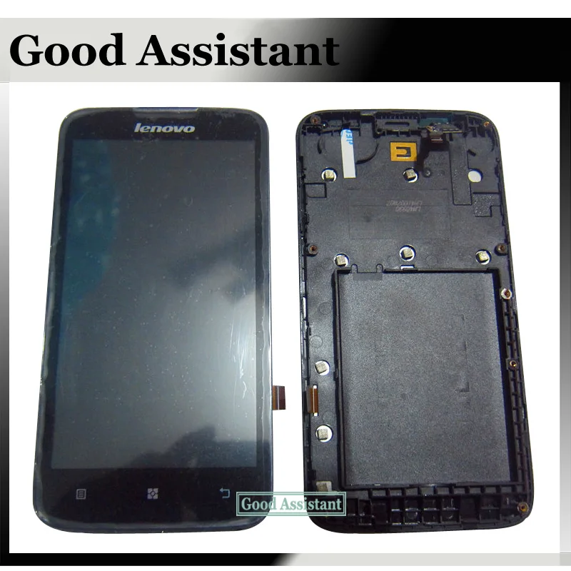

Original Black/White 5.0 inch For Lenovo A680 LCD Display + Digitizer Touch Screen Assembly Replacement parts With Frame