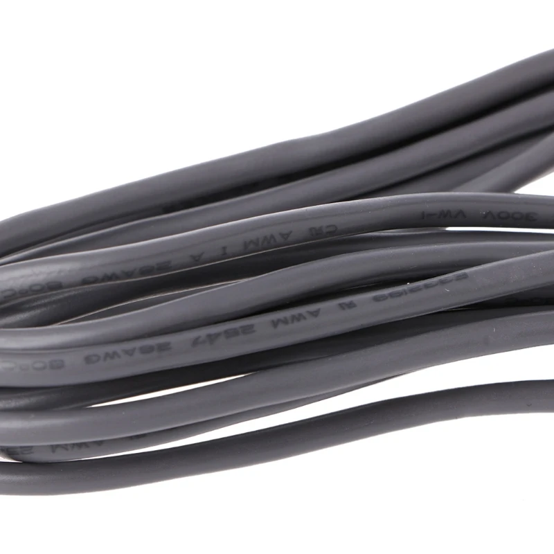 

Grey Shielded 2-Conductor 26AWG Wire Guitar Pickup Lead Hookup Wire 9feet Length