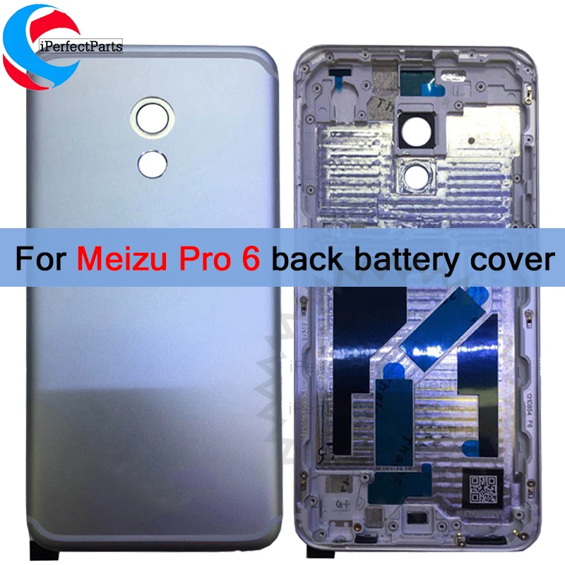 Pro 6s задняя крышка для meizu pro 6 корпус с батарейным отсеком чехол для meizu pro 6 без кнопок громкости без вспышки