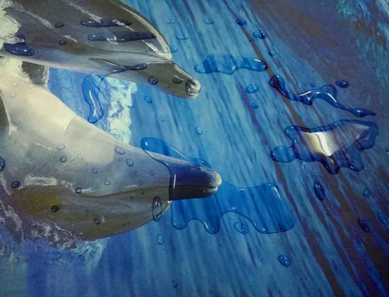 papel de parede clássico com telhas rio mural para fotos em sala de prova papel de vinil