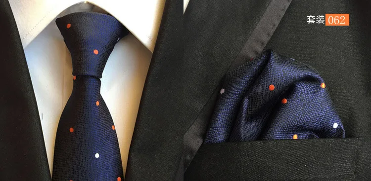 2018 Лидер продаж Мужские Галстук Hanky Комплект бизнес Свадебные стильный галстук
