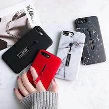 Мраморный мульти-функция чехол для телефона для iphone XS Max XR X 6 6s 7 7 плюс 8 8 плюс мягкий силикон с подставка держатель чехол для телефона