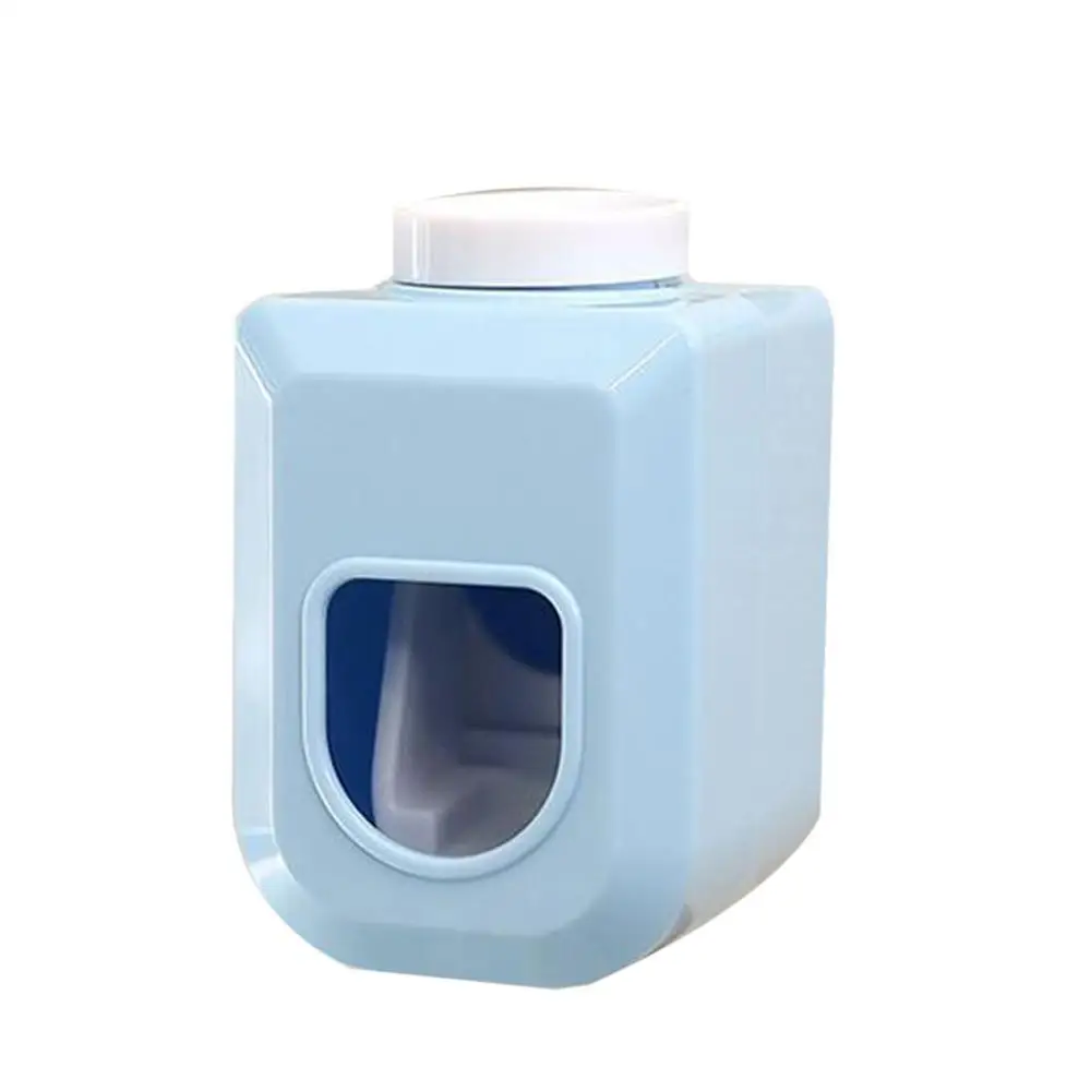 1 шт. Диспенсер зубной пасты, для зубной щетки держатель Ванная комната Продукты зубная щетка, дозатор Аксессуары для ванной комнаты Набор - Цвет: Blue