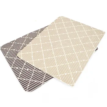 

1Pcs Non-slip Dish Bowl Table Wipe Waterproof Eat Mats PVC Eating Trapper Mat Antiskid Cleaning Pet Supplies cats Bed Pad
