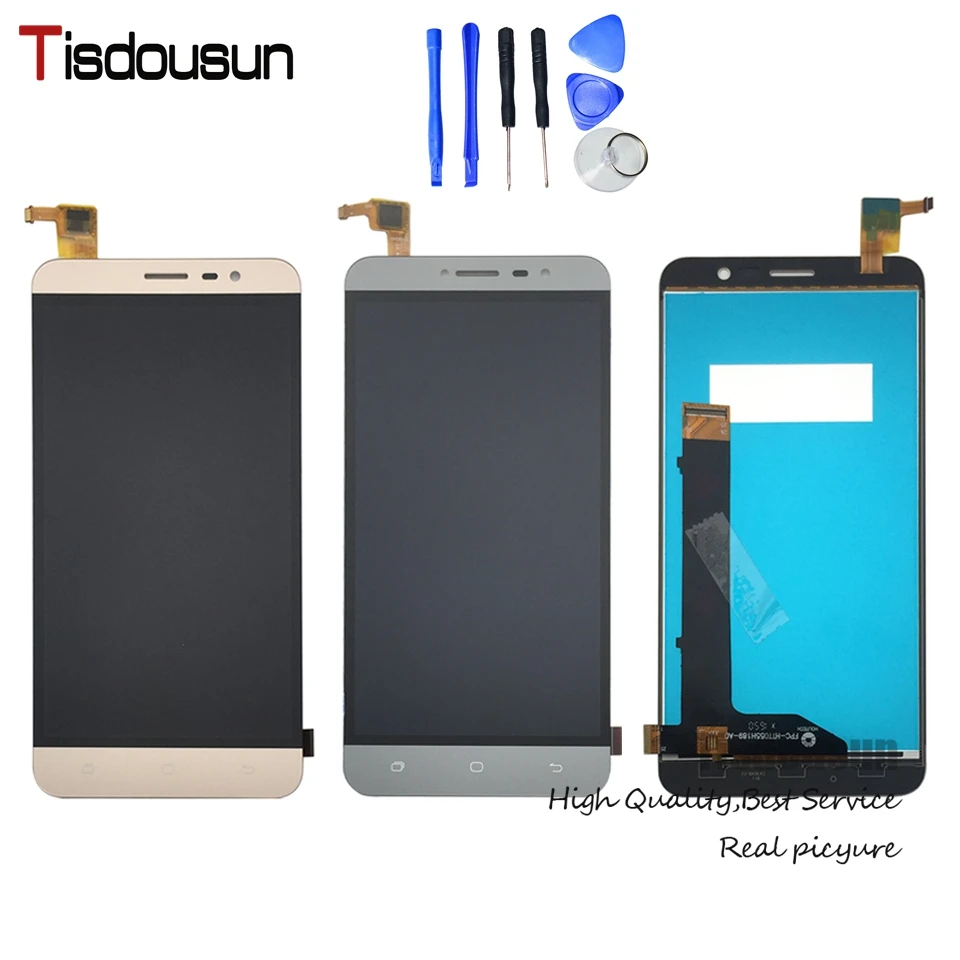 2 Hisense F22 LCD Display Digitizer silver (2)