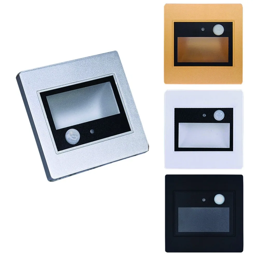 10pcs/lot 1.5W Recessed led wall foot lamp LED Stair Light Infrared