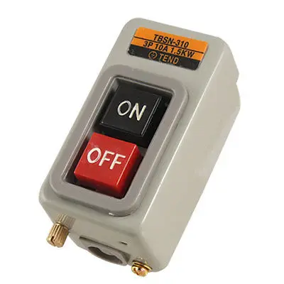 ON OFF 3 상 푸시 버튼 스위치 박스, AC 380V 10A|box switch|box boxbox 10 - AliExpress