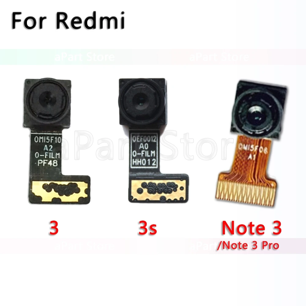 Шлейф для маленькой камеры для Xiaomi Redmi Note 3 3s 4 4A 5 5A 6 6A Pro Global фронтальная камера Flex Запчасти для телефонов