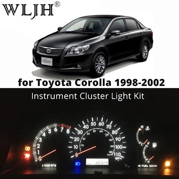 

WLJH Led Car Dashboard Speedometer Odometer Gauge Instrument Cluster Light Bulbs Kit for Toyota Corolla 1998 1999 2000 2001 2002
