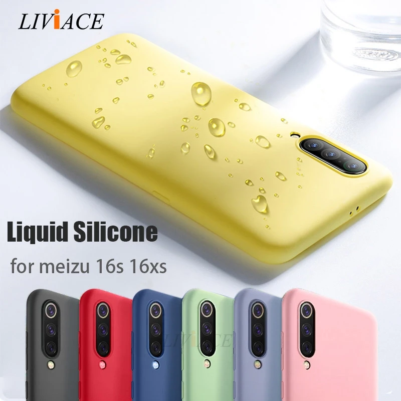 Оригинальный жидкий силиконовый чехол для телефона meizu 16S pro 16XS 16th мягкая задняя крышка чехол для meizu 16 xs meizu16s m16 xs s fundas|Специальные чехлы| | АлиЭкспресс