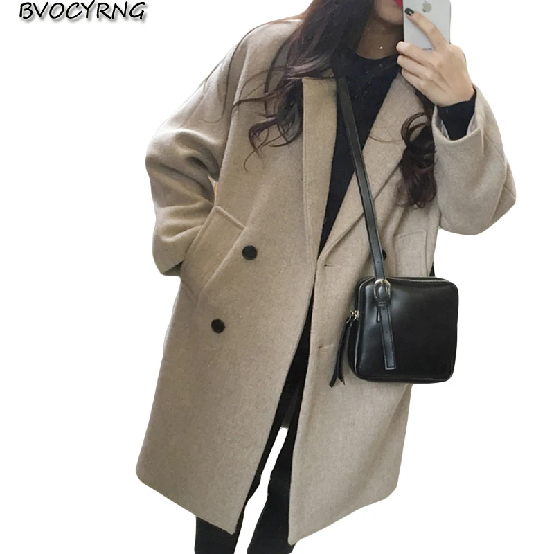 Han Edition Big Yards Loose Cloth font b Jacket b font Coat font b Women b
