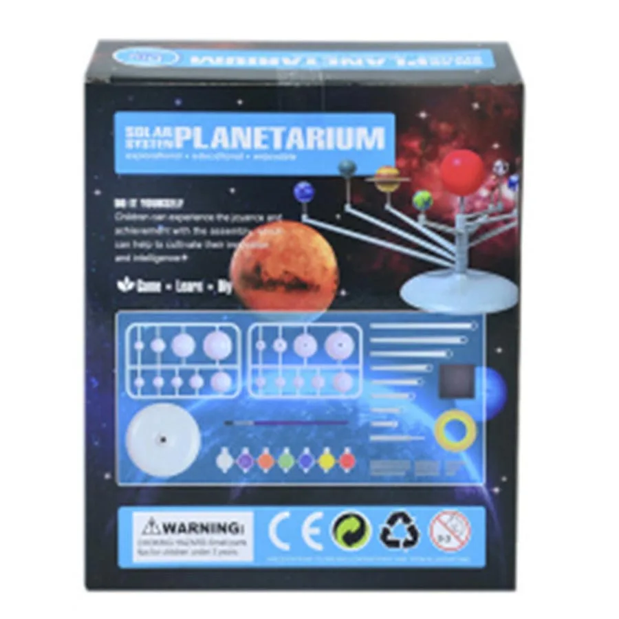 [Прямая ] Солнечная система модель «планетарий» комплект астрономическая модель солнечной системы проект DIY Детский подарок по всему миру DIY Игры и Пазлы - Цвет: WITH BOX