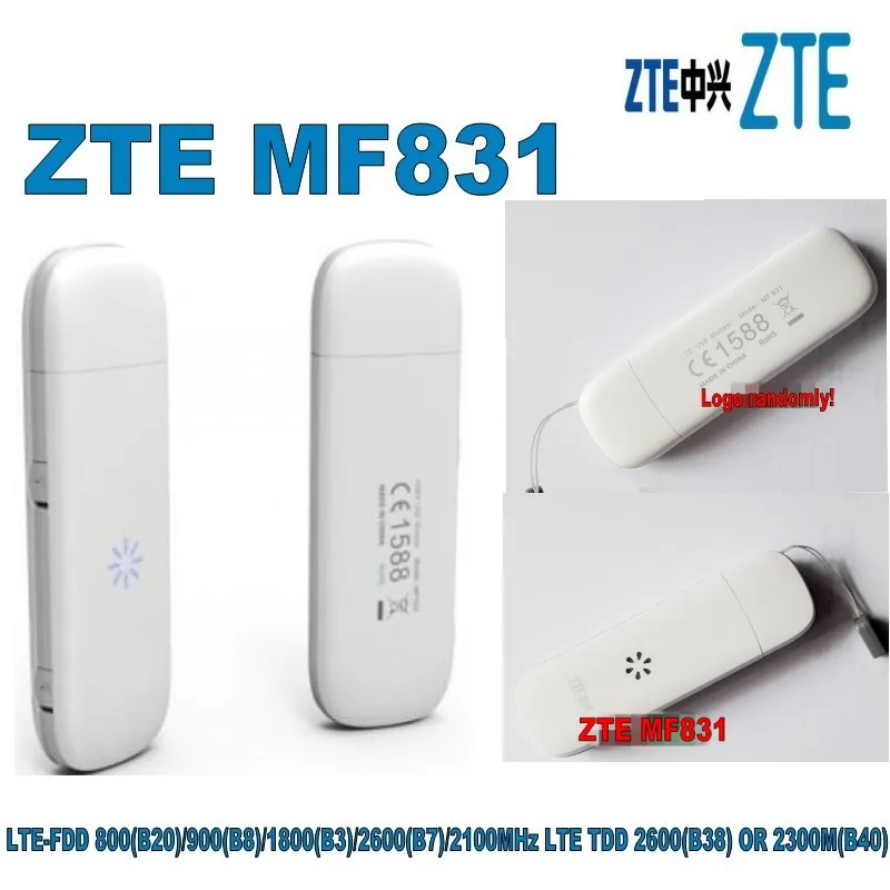 Zte MF831 4 г ключ 2 внешние антенны Порты и разъёмы LTE usb-модем плюс 4 г антенны