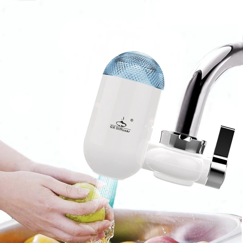 

GX.Diffuser Water Filter Decorate A Stylish Kitchen Diatom Ceramic Filter Chip Tap Water Filter For Healthy Kitchen